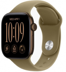 Умные часы Apple Watch Series 12 46mm Dark Bronze Aluminum Case with Sport Band Olive