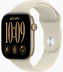 Умные часы Apple Watch Series 12 42mm Light Gold Aluminum Case with Sport Band Sand